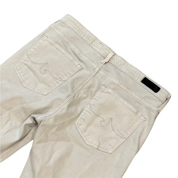 AG Adriano Goldschmied The Prima Cigarette Crop Jeans | Stone Grey | Size 30R - Picture 6 of 7